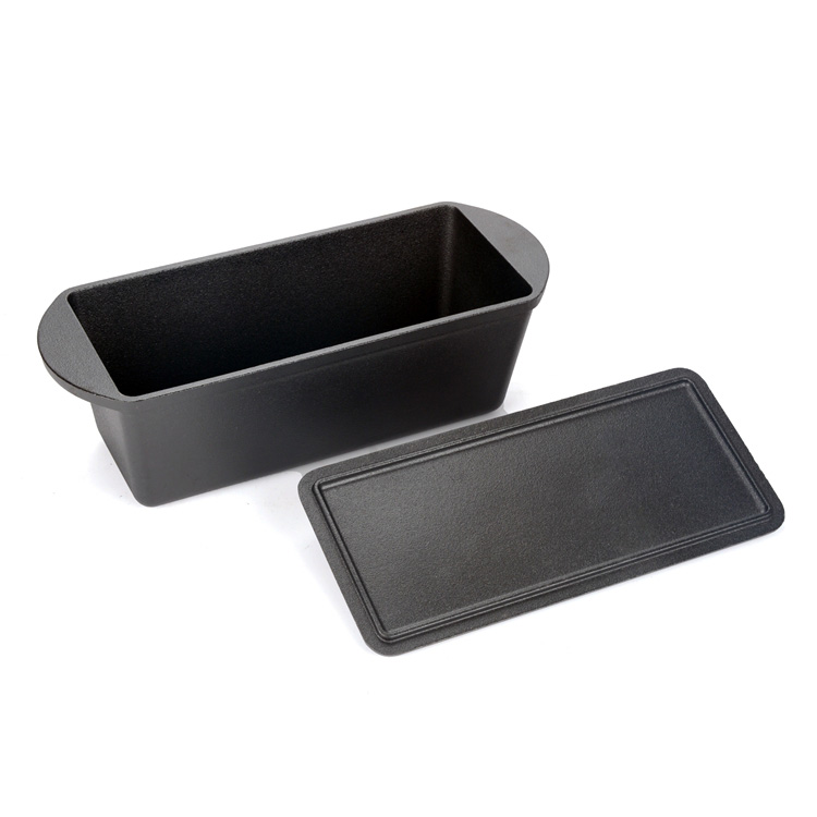 Custom Cast Iron Bread Loaf Pan: Heavy Duty Sourdough Pot with Lid