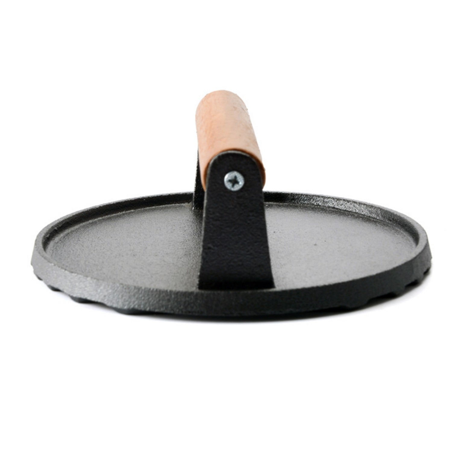 Cast Iron Round Burger Press
