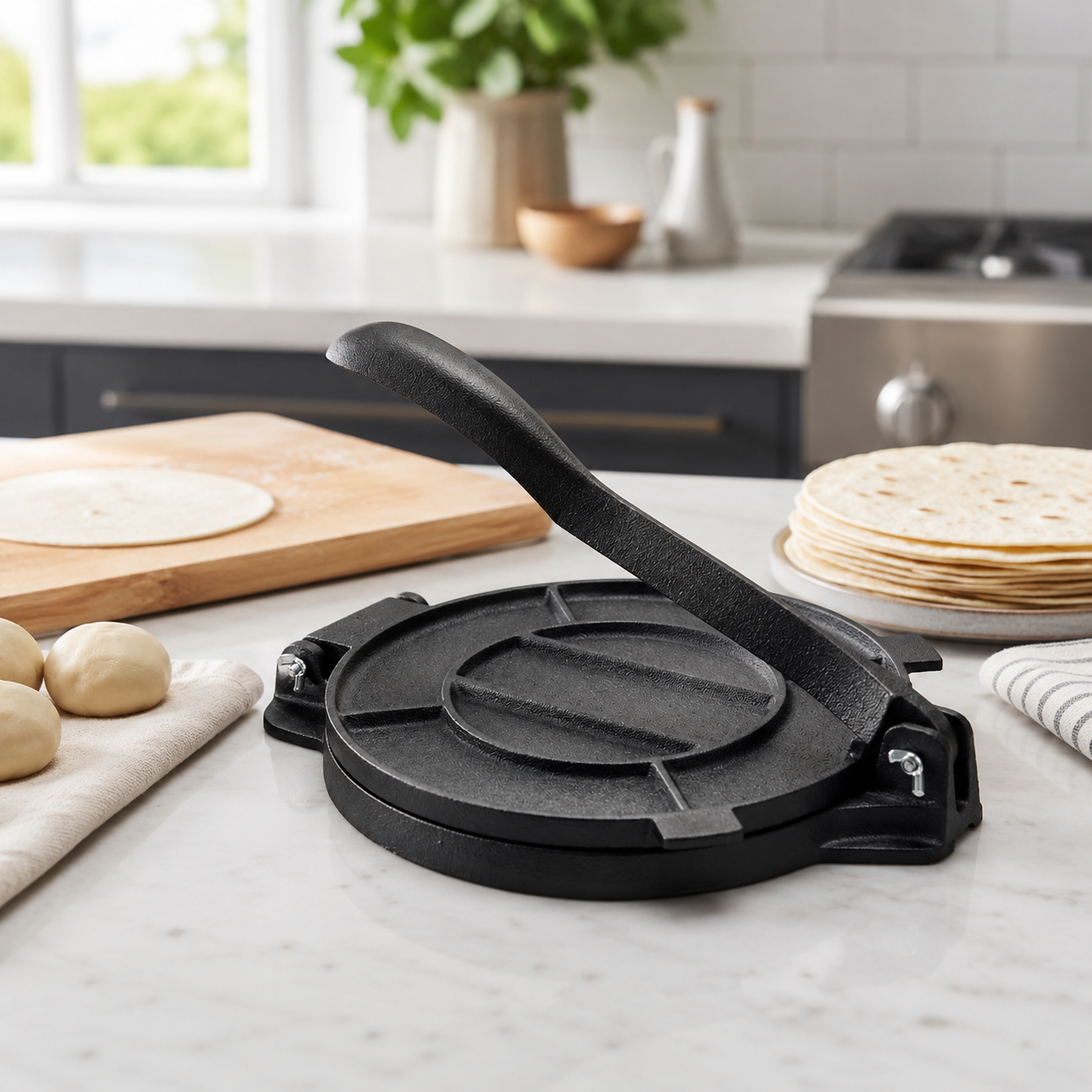 Cast Iron Tortilla Press