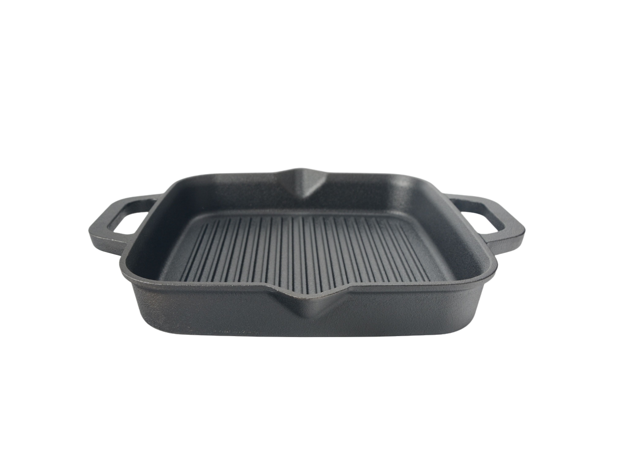 30cm Pre-Seasoned Cast Iron Square Grill Pan