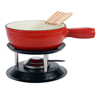 Enamel Fondue Pot
