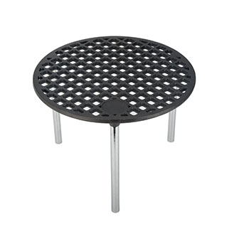 Cast Iron Camping Grill Pan with Legs
