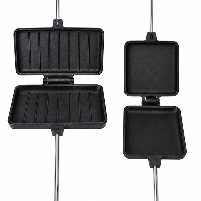 Cast Iron Pie Iron set