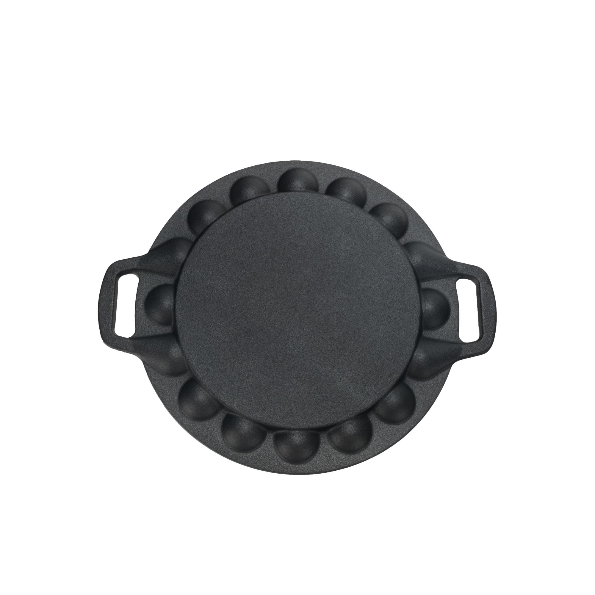 30-Hole Cast Iron Takoyaki Pan