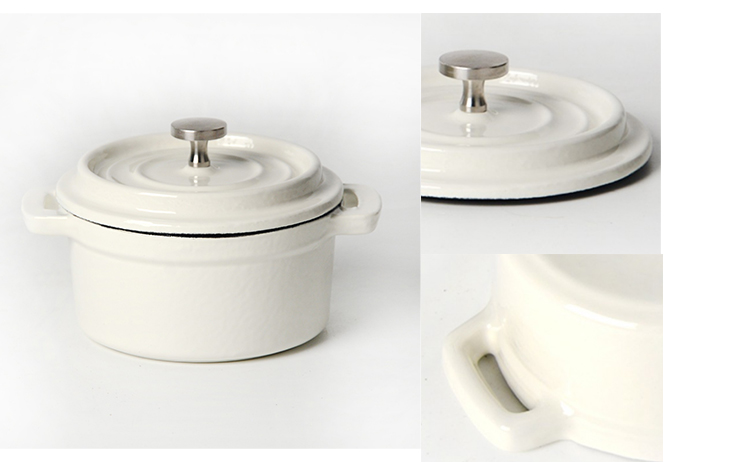 Cast Iron Enameled Mini Dutch Oven