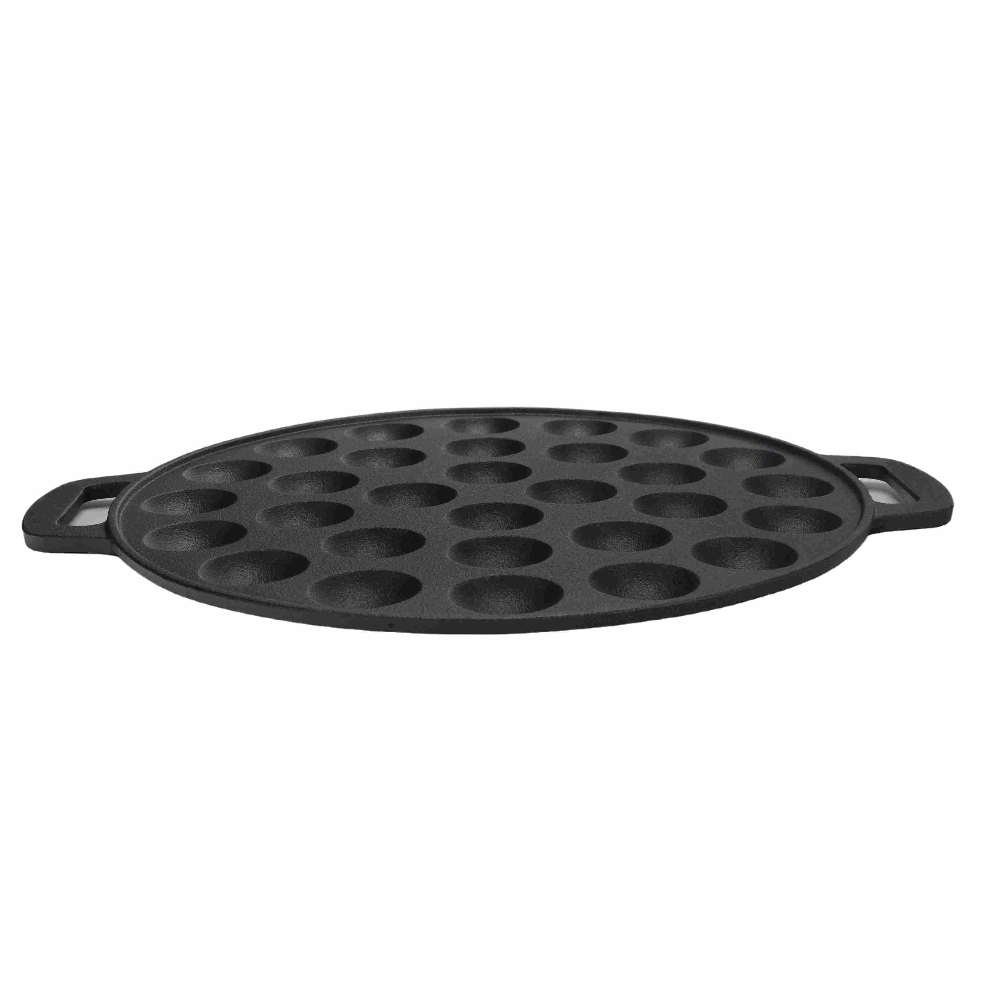 30-Hole Cast Iron Takoyaki Pan