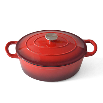 Cast Iron Enameled Round Casserole