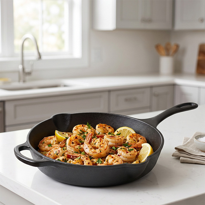 Pre-Seasoned Cast Iron Skillet