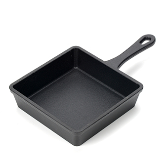 5.5 Inch Cast Iron Mini Square Skillet Cast Iron Mini Frying Pan