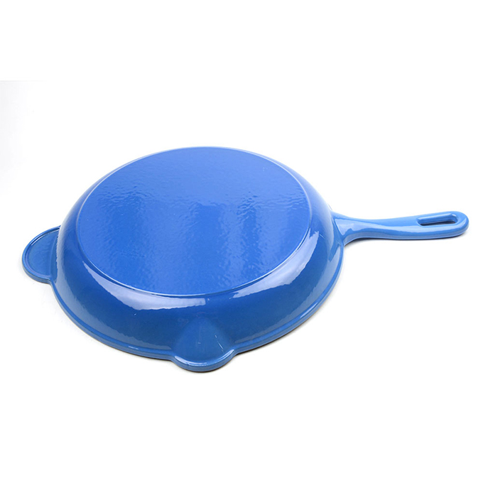 30cm Enamel Cast Iron Skillet with Two Handles