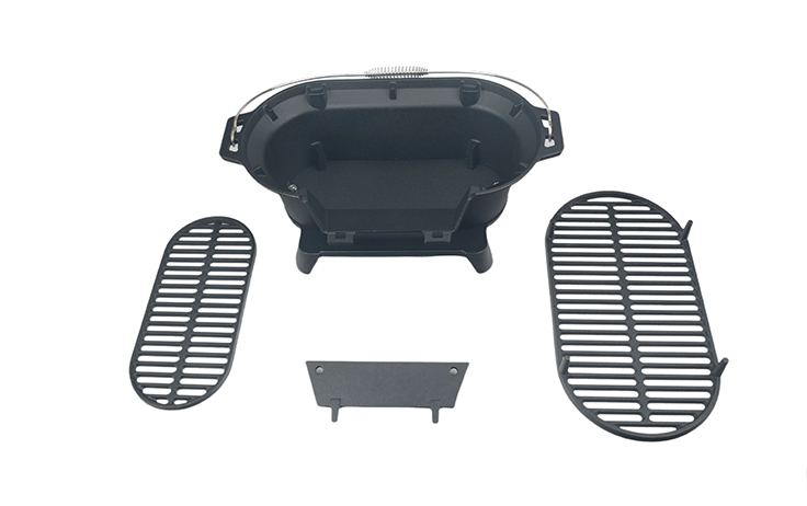Portable Cast Iron Hibachi Charcoal Grill