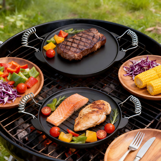 Cast Iron Reversible Griddle