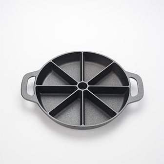 Pre-seasoned Cast Iron Wedge Pan