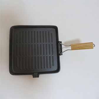 Cast Iron&nbsp;Grill Pan Pre-seasoned with Vegetable Oil