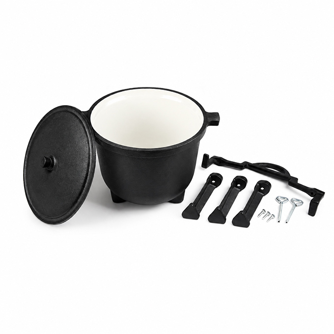 Camping Cast Iron Pressure Cooker