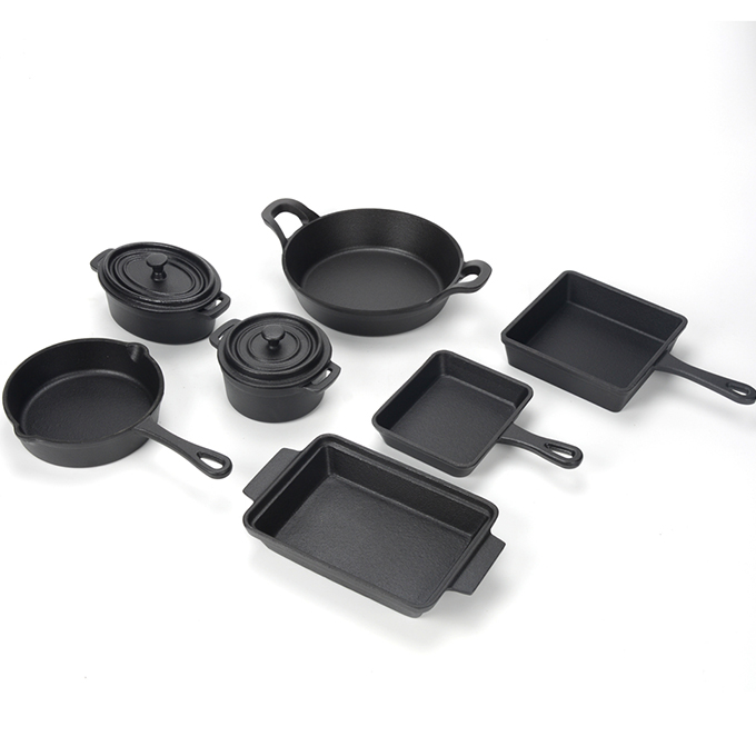 Mini Cast Iron Sizzling Plate Set