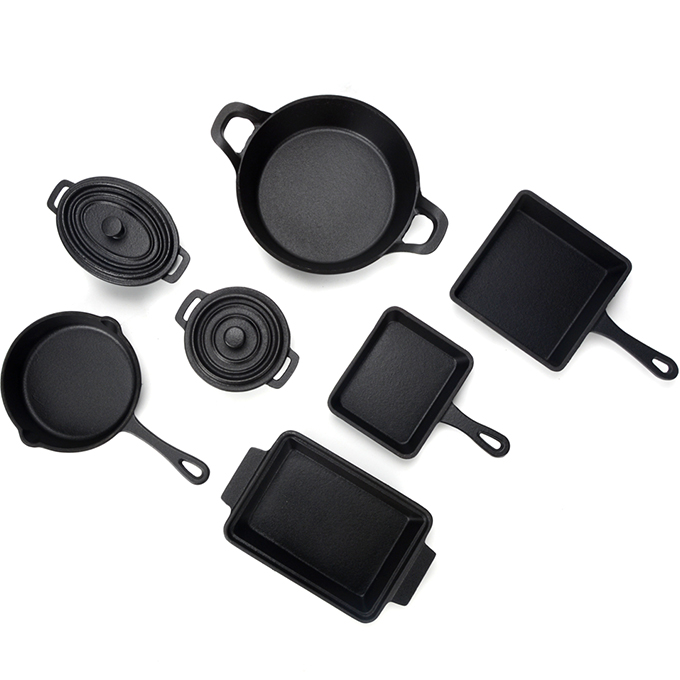 Mini Cast Iron Sizzling Plate Set