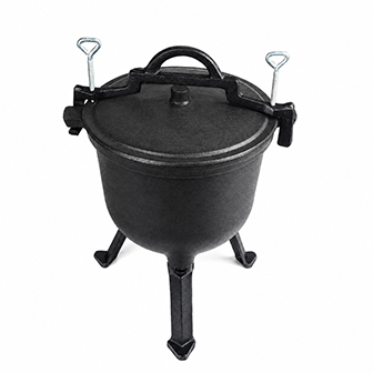Camping Cast Iron Pressure Cooker