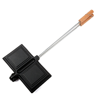 Double Cast Iron Pie Iron