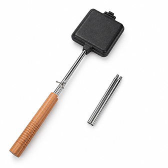 Small Square Cast Iron Pie Iron