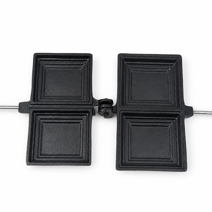 Double Cast Iron Pie Iron