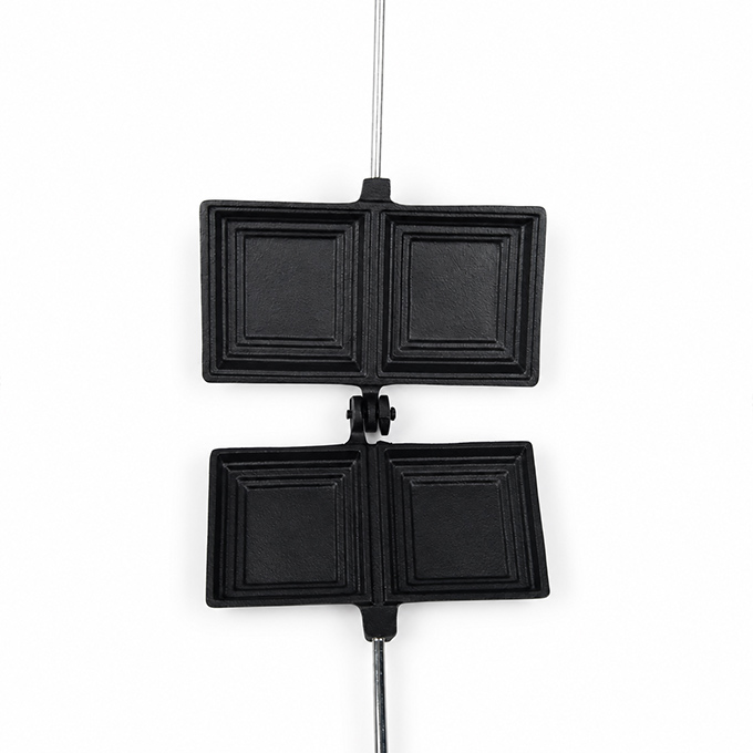Double Cast Iron Pie Iron