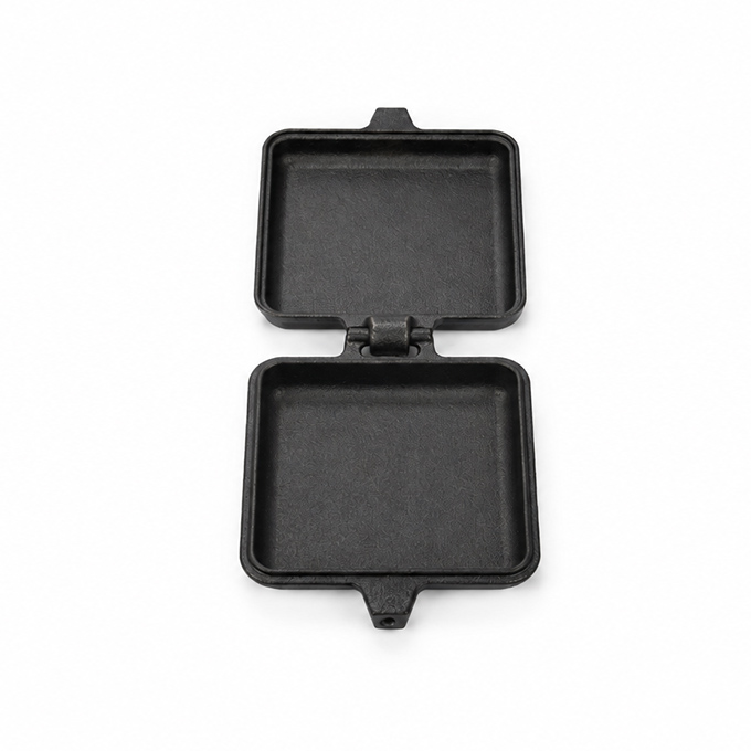 Small Square Cast Iron Pie Iron