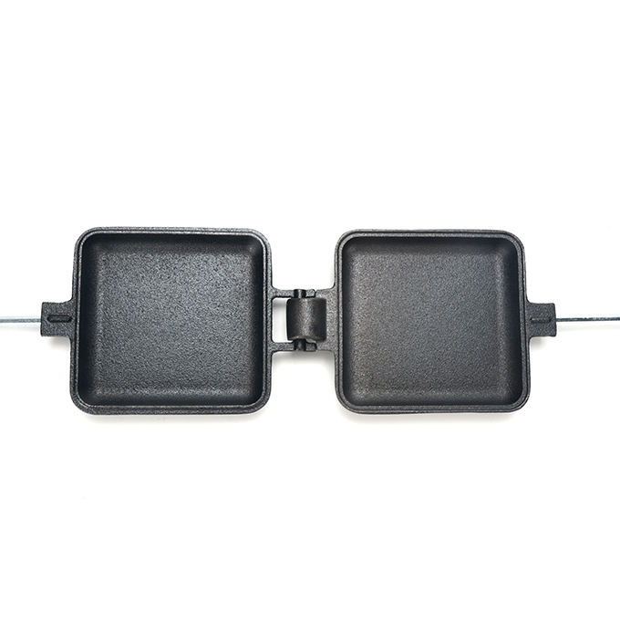 Square Cast Iron Pie Iron