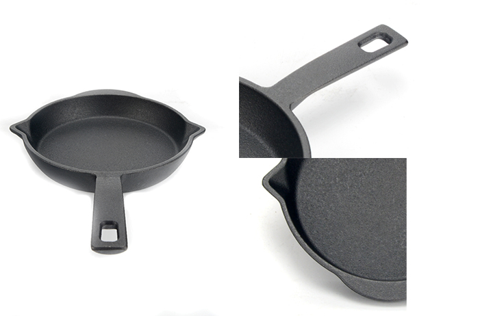 Mini Cast Iron Skillet with Dual Pour Spouts