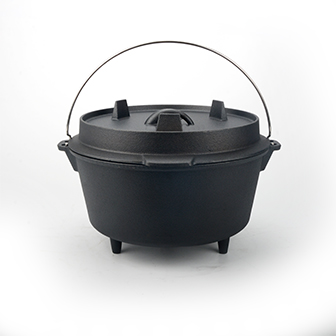 Camping Dutch Oven with Bail Handle