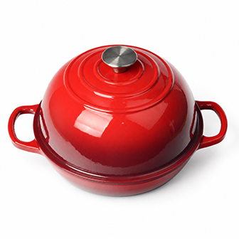 Enamel Cast Iron Bread Pan Customizable Colors