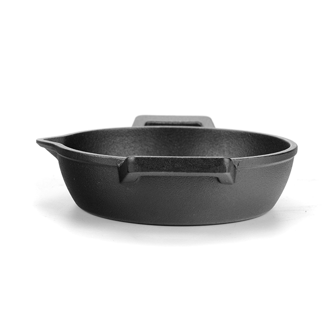 Mini Round Cast Iron Pan with Dual Handles