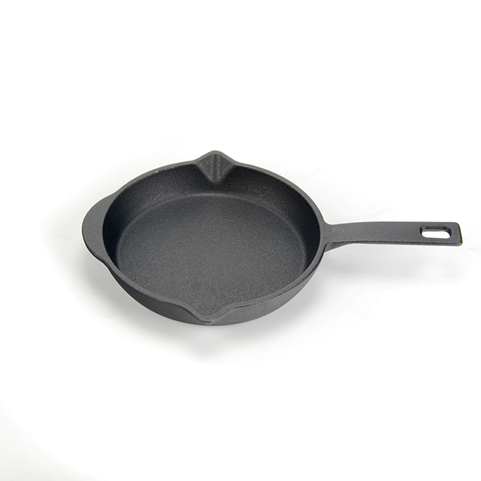 Mini Cast Iron Frying Pan with Dual Pour Spouts