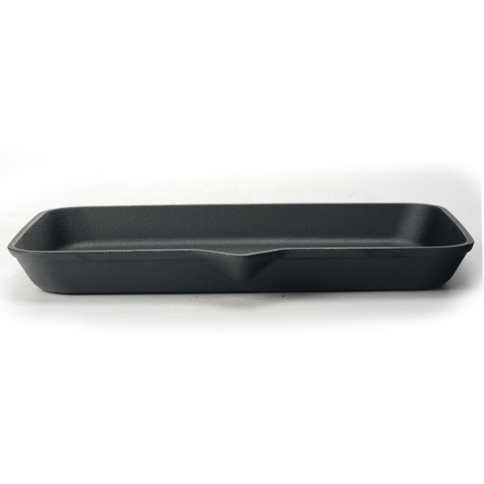 Cast Iron Rectangular Fajita pan