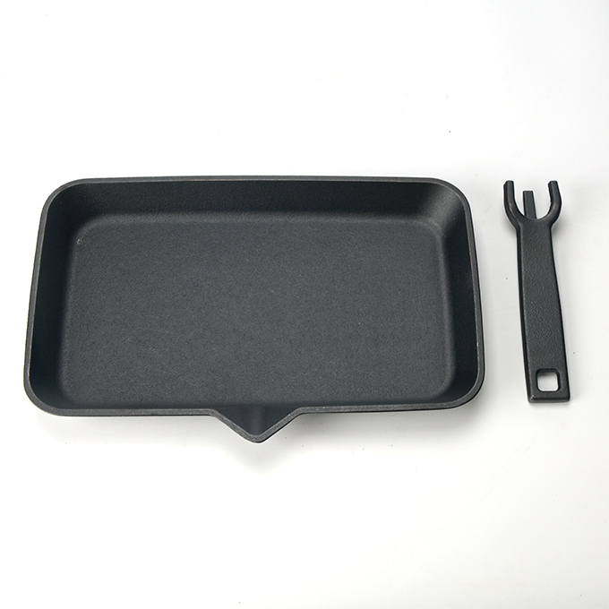 Cast Iron Rectangular Fajita pan
