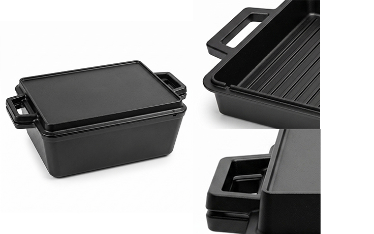 Square cast iron bread pan 6.2L/9.2L