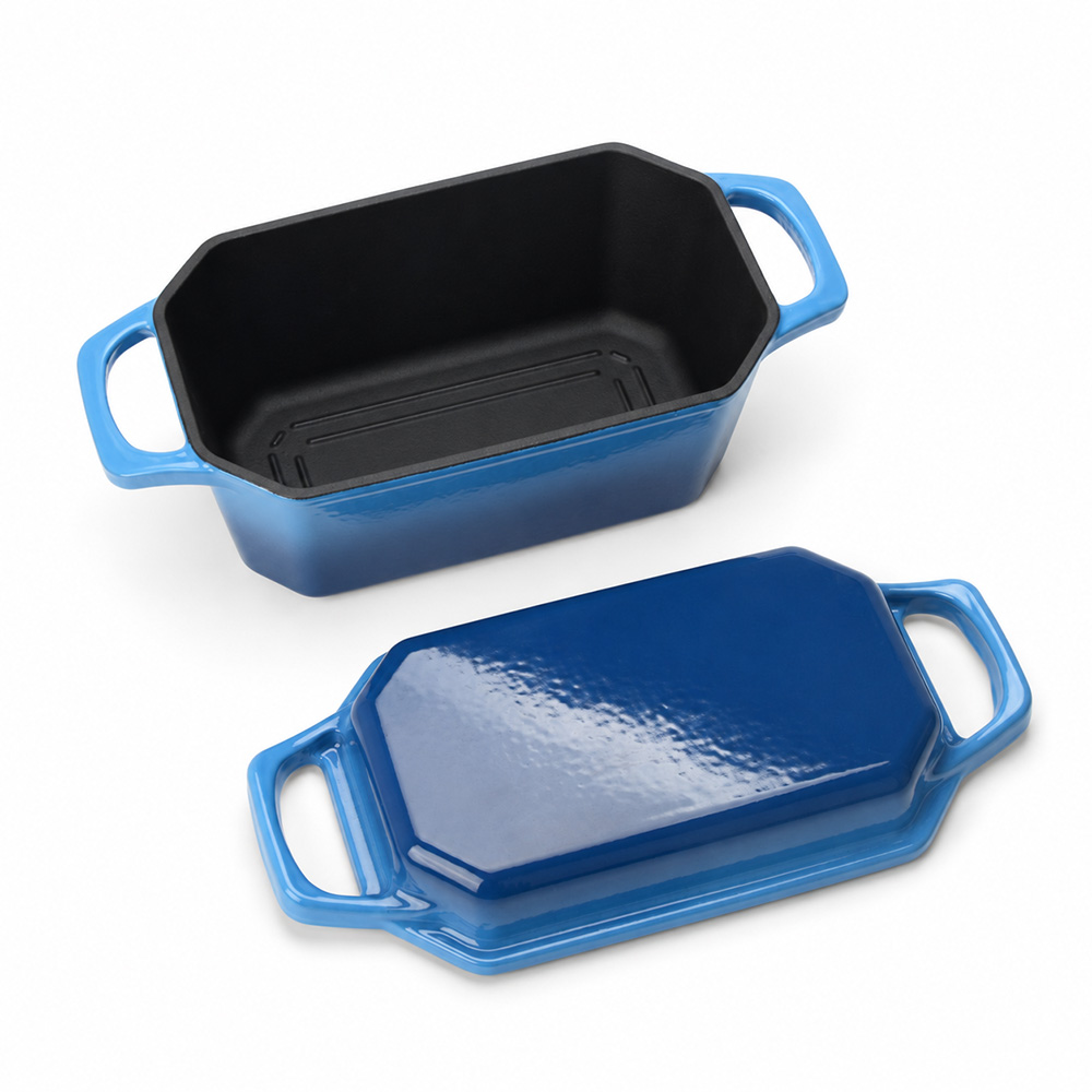 Hexagon Enameled Cast Iron Bread Pan