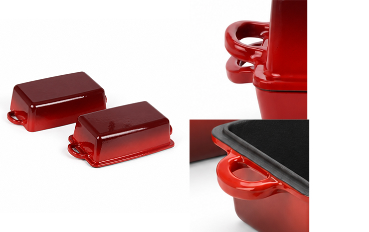 Enameled Square Bread Pan