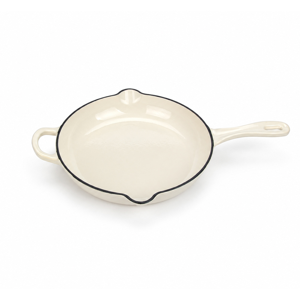 Cast Iron Enameled Round Frying pan