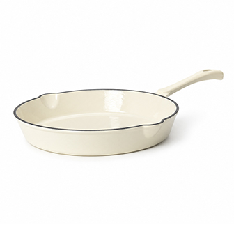 24.7cm Cast Iron Enameled Round Skillet