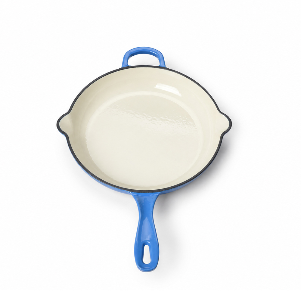 Cast Iron Enameled Round Frying pan