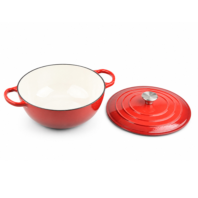 Cast Iron Enamel Mummy pot