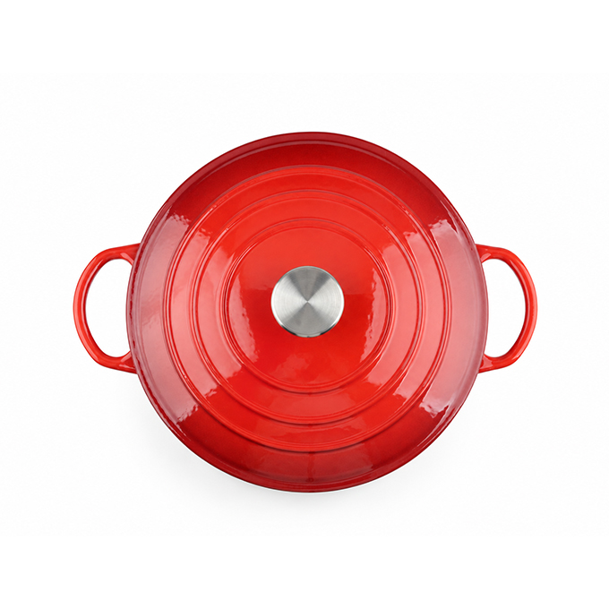 Cast Iron Enamel Mummy pot