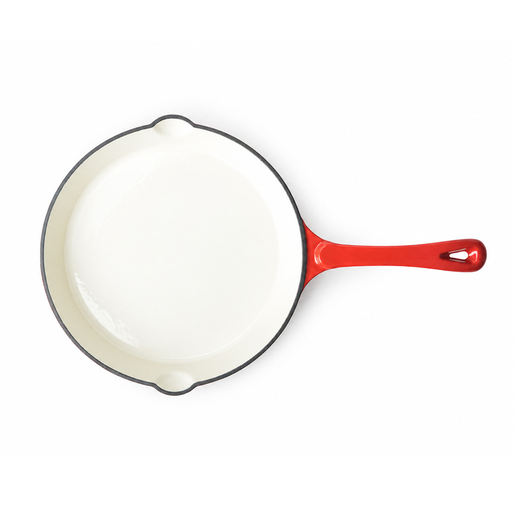 24.7cm Cast Iron Enameled Round Skillet