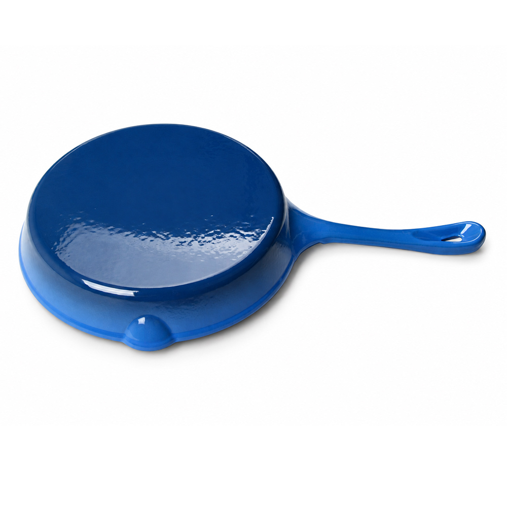 24.7cm Cast Iron Enameled Round Skillet