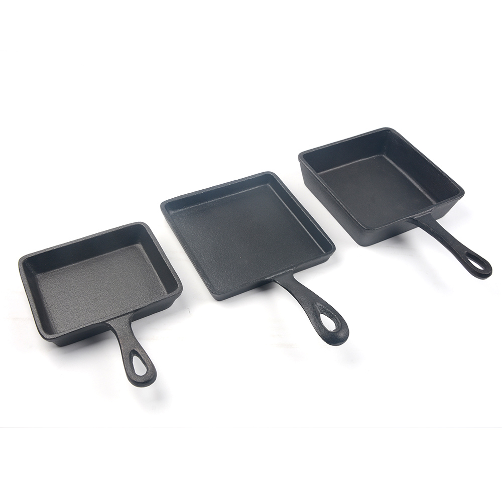 3-Piece Mini Cast Iron Skillet Set