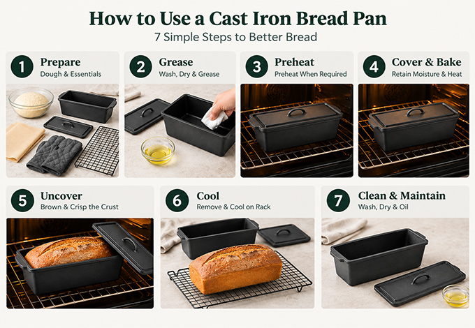 How to Use a Bread Pan: A Guide to Baking with Cast Iron Bread Pan